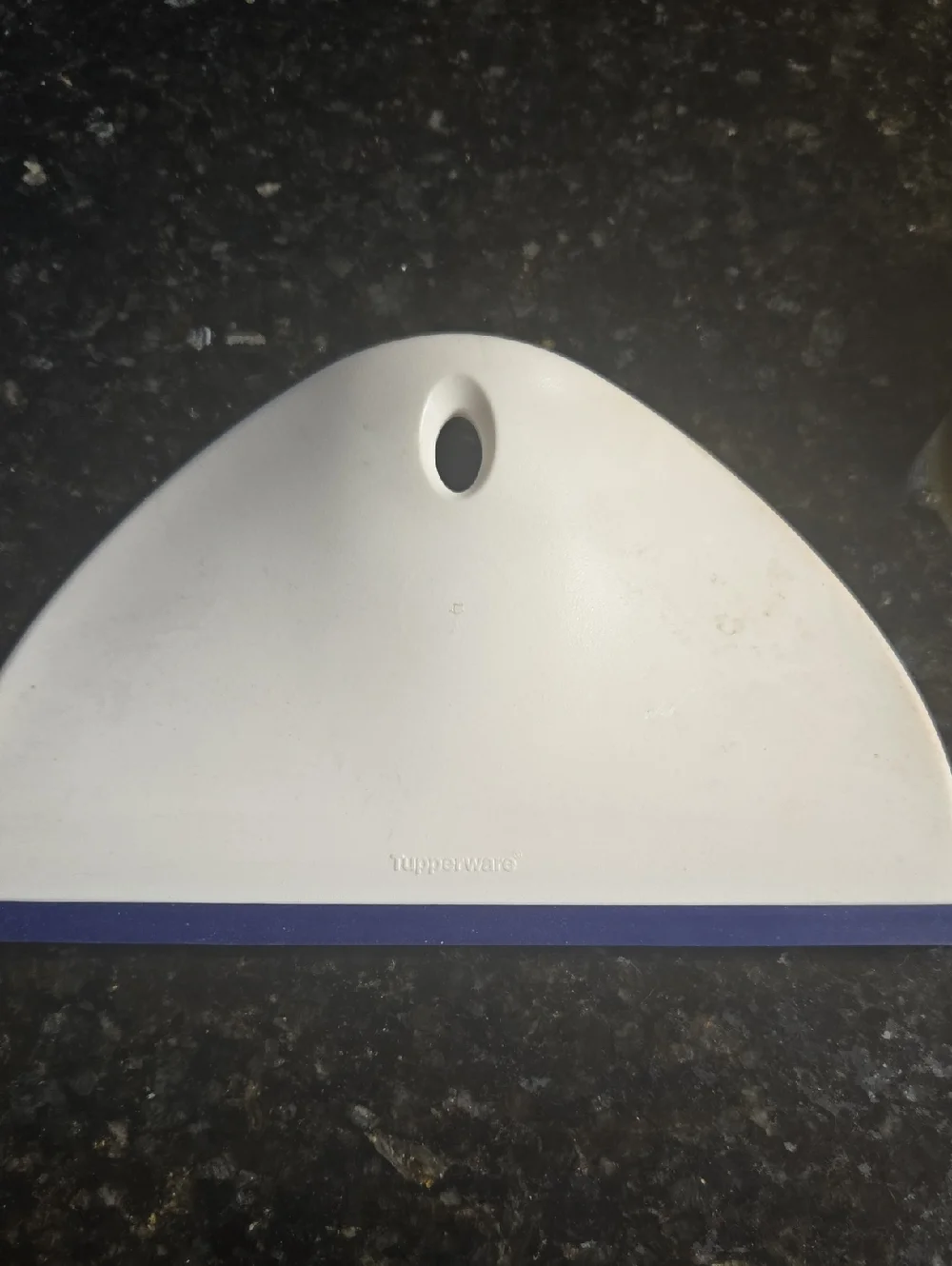 Tupperware White and Blue Kitchen Scraper
